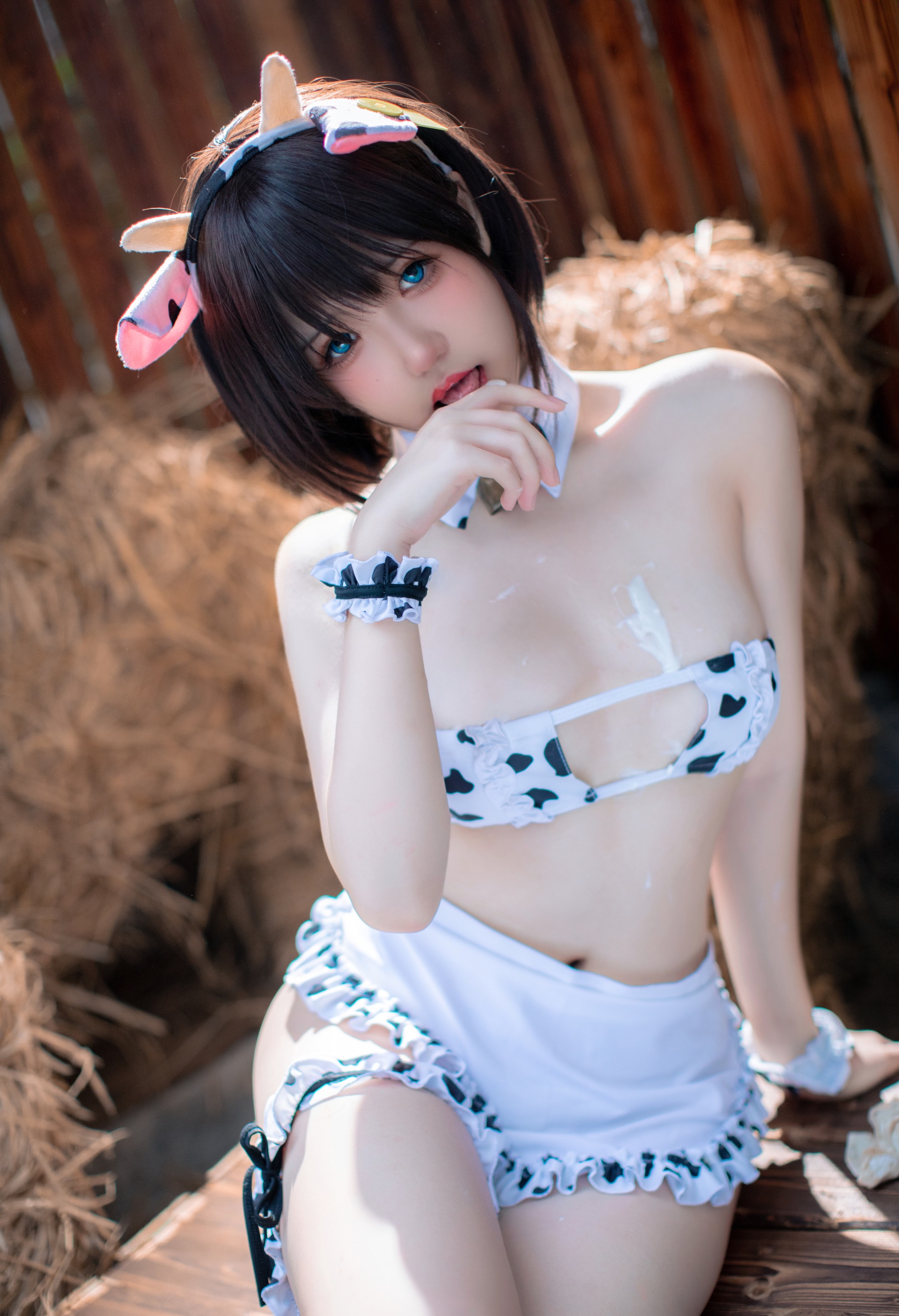 阿薰kaOri - NO.035 小薰喝牛奶 [57P]-XikXak